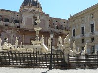 S2650119  Palerme - La Piazza Pretoria la fontaine Prétoria