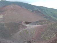 S2680028  Les cratères des monts Silvestri (dans le brouillard : l'Etna)